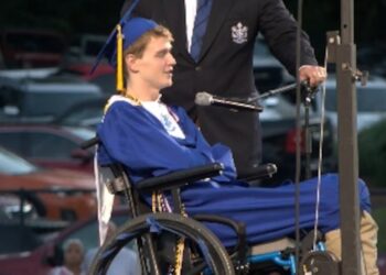 Bremen High School Mariscal who suffered graduates of spinal cord injuries