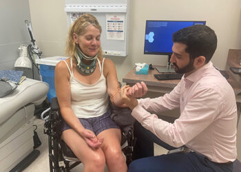 A spinal cord injury of a fall makes the life of a baker backwards