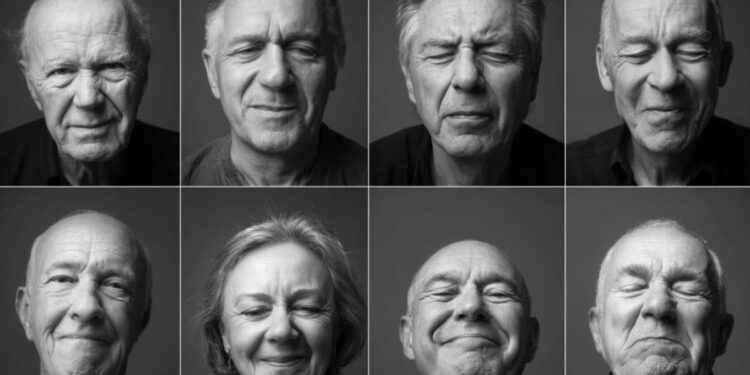 Older adults see ambiguous faces as happier