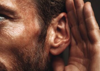 Blinking decreases when we strain to hear speech