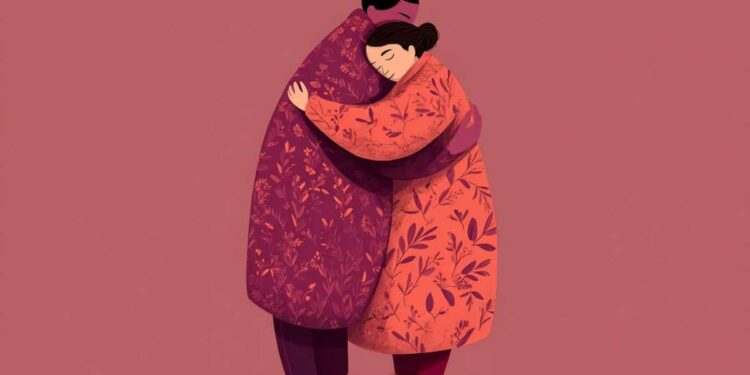 Warmth and hugs strengthen the feeling of being yourself