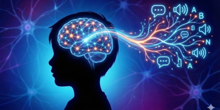 Early intervention helps most autistic children acquire spoken language