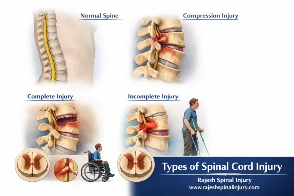 Types of Spinal Cord Injury